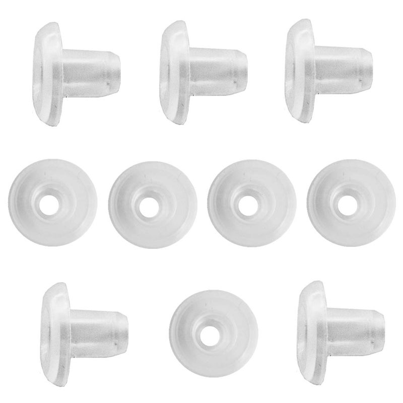 Cutelec 10pcs Horizontal Blinds Bottom Rail Ladder Cord Button Plug for Wood & Faux Wood Blinds and 1" Mini Blinds with a Hole 5/16" - Image 1